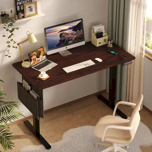 Standing Desk Electric Ergonomic Office Desk Computer Desk Height Adjustable Table with USB Port
