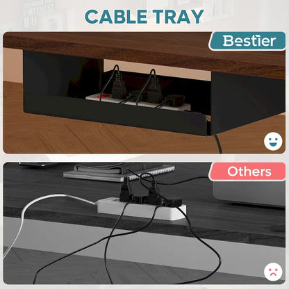 Standing Desk Electric Ergonomic Office Desk Computer Desk Height Adjustable Table with USB Port