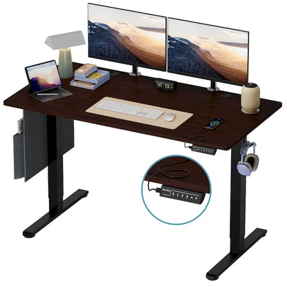 Standing Desk Electric Ergonomic Office Desk Computer Desk Height Adjustable Table with USB Port