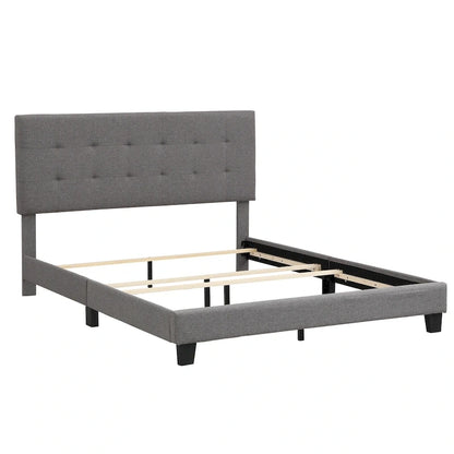 Upholstered Tufted Bed