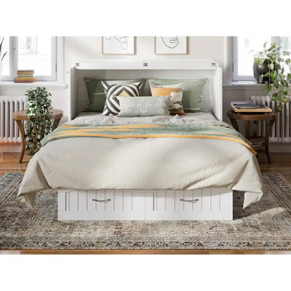 Sydney Queen Solid Wood Murphy Bed Chest with Mattress