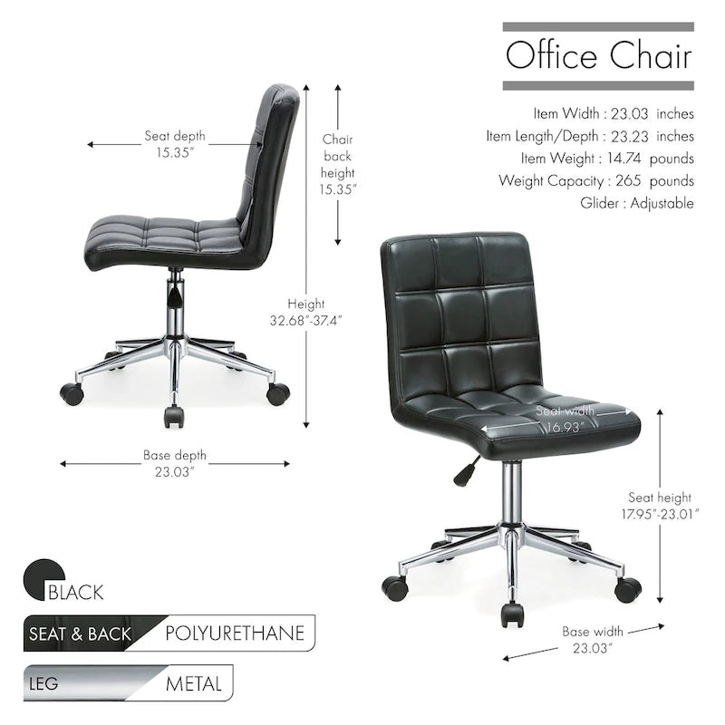 Porthos Home Finch Office Chair