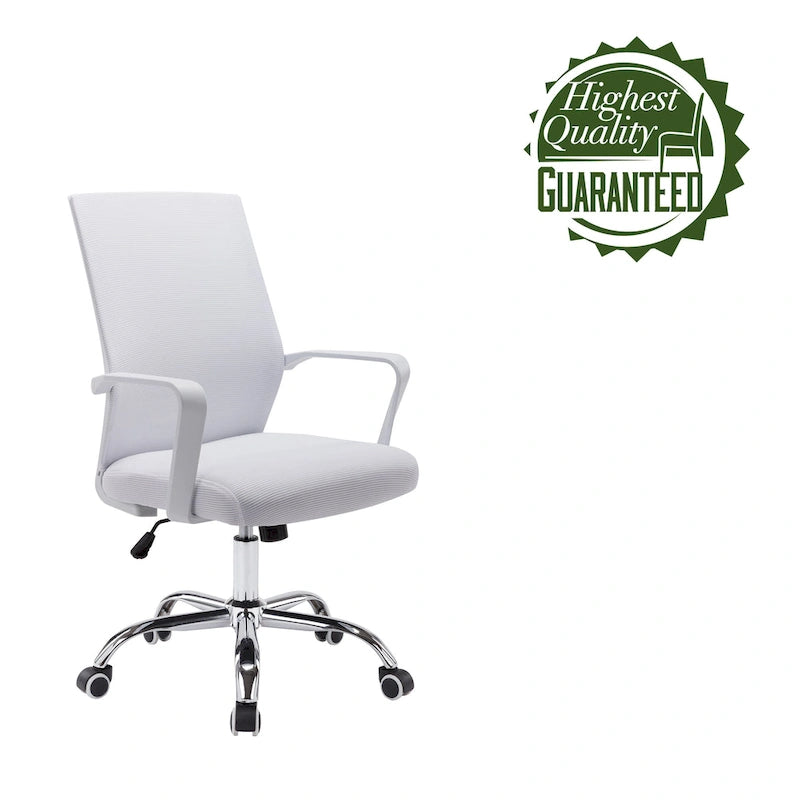 Porthos Home Brio Swivel Office Chair, Mesh Back, Adjustable Height