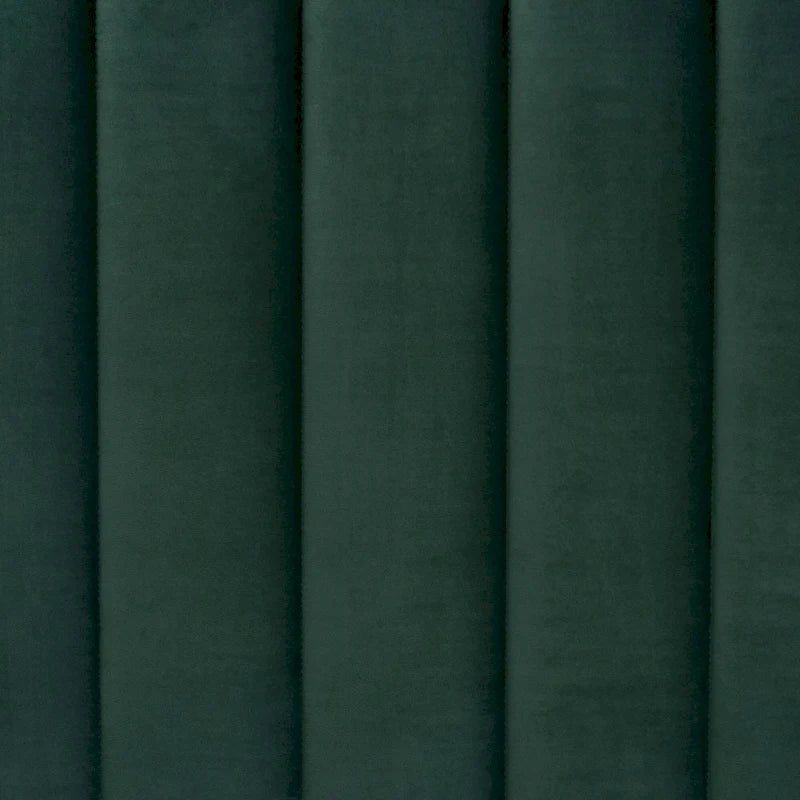 Oksana Light Grey Velvet with Goldtone Legs Daybed