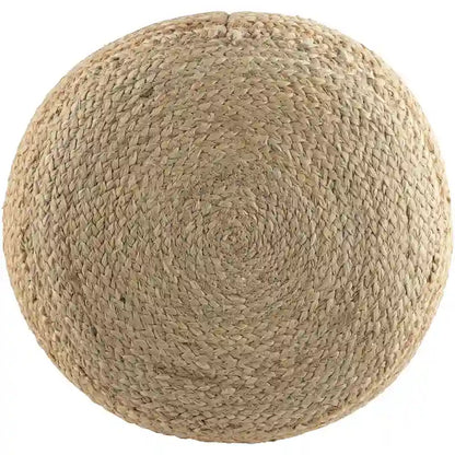 Livabliss Mallows Farmhouse Stripe Pouf