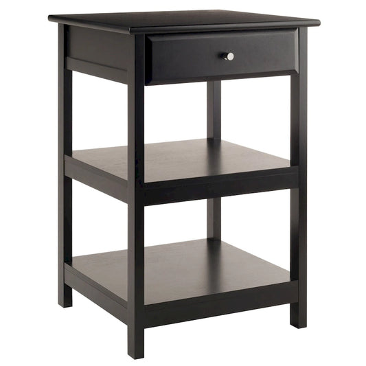 Porch & Den Bertha Black Printer Stand