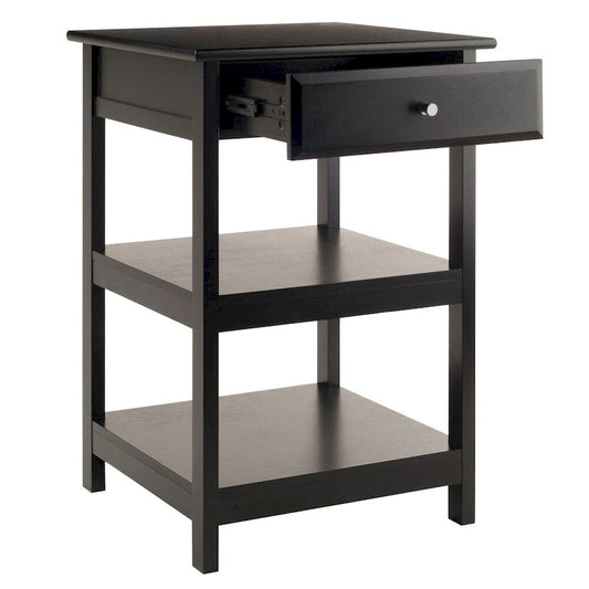 Porch & Den Bertha Black Printer Stand