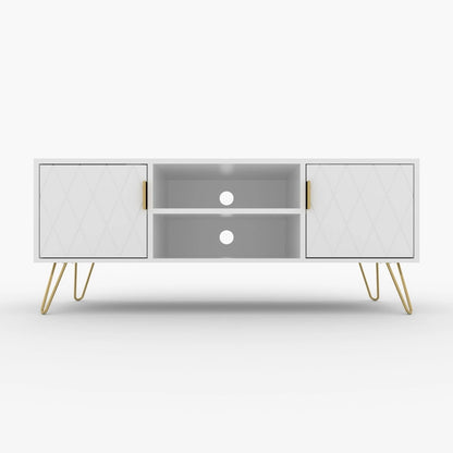 TV Stand TV Console Table Cabinet Wood Entertainment Center