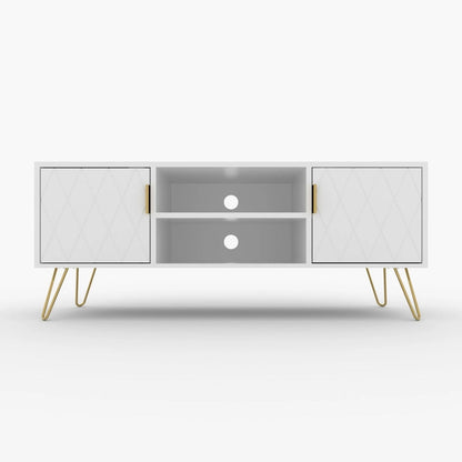 TV Stand TV Console Table Cabinet Wood Entertainment Center