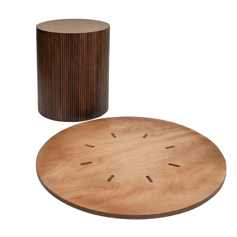 Round Kitchen Table Solid Wood Dining Table