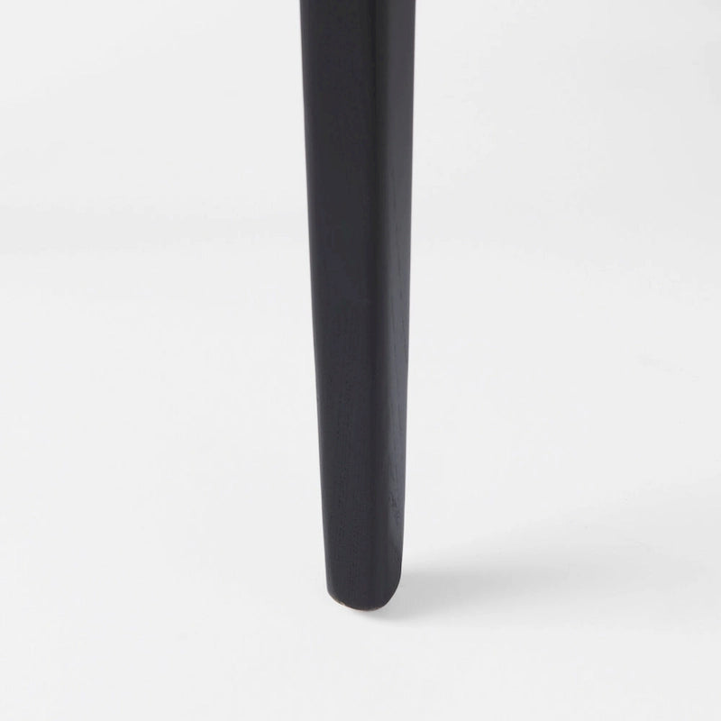 Clara Light Brown Wood Cream Seat Armless Dining Chair