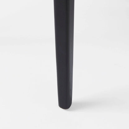 Clara Light Brown Wood Cream Seat Armless Dining Chair