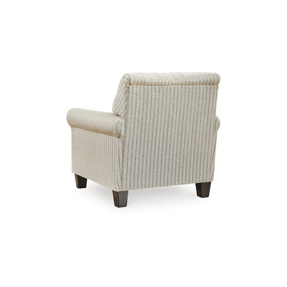 Signature Design by Ashley Valerani Brown/Beige Accent Chair - 36W x 36D x 36H