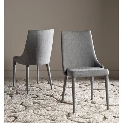 SAFAVIEH Socorro Mid-Century Modern White Dining Chair (Set of 2) - 23.6 x 19.6 x 35.5 - 24Wx20Dx36H