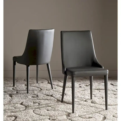 SAFAVIEH Socorro Mid-Century Modern White Dining Chair (Set of 2) - 23.6 x 19.6 x 35.5 - 24Wx20Dx36H