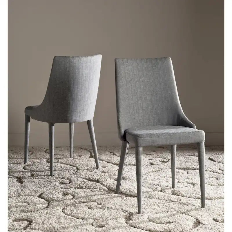 SAFAVIEH Socorro Mid-Century Modern White Dining Chair (Set of 2) - 23.6 x 19.6 x 35.5 - 24Wx20Dx36H