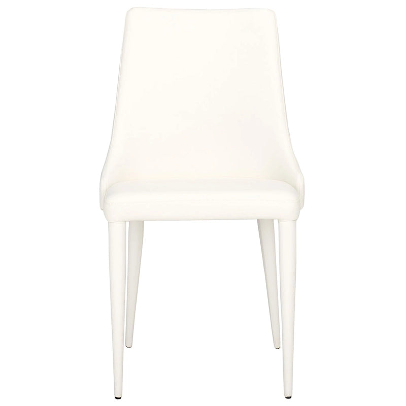 SAFAVIEH Socorro Mid-Century Modern White Dining Chair (Set of 2) - 23.6 x 19.6 x 35.5 - 24Wx20Dx36H
