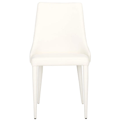 SAFAVIEH Socorro Mid-Century Modern White Dining Chair (Set of 2) - 23.6 x 19.6 x 35.5 - 24Wx20Dx36H