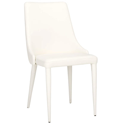 SAFAVIEH Socorro Mid-Century Modern White Dining Chair (Set of 2) - 23.6 x 19.6 x 35.5 - 24Wx20Dx36H