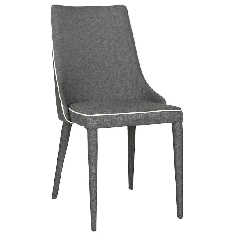 SAFAVIEH Socorro Mid-Century Modern White Dining Chair (Set of 2) - 23.6 x 19.6 x 35.5 - 24Wx20Dx36H
