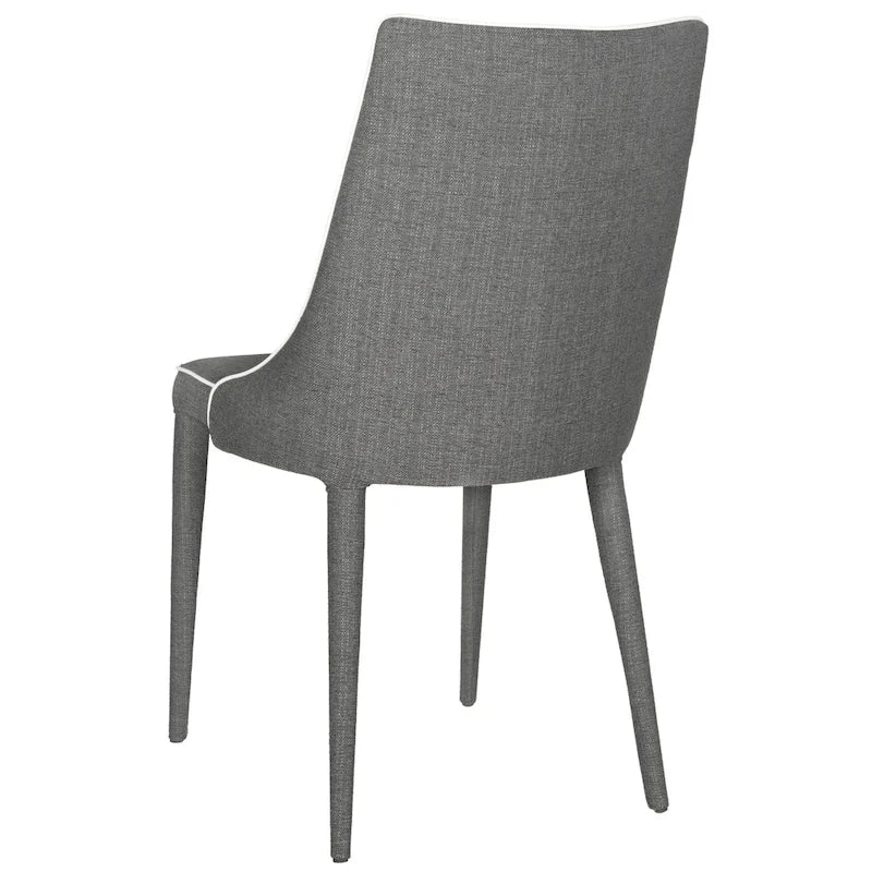 SAFAVIEH Socorro Mid-Century Modern White Dining Chair (Set of 2) - 23.6 x 19.6 x 35.5 - 24Wx20Dx36H