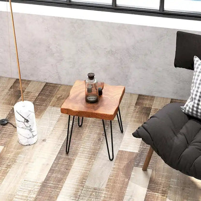 Reclaimed Recycled Teak Wood End Table