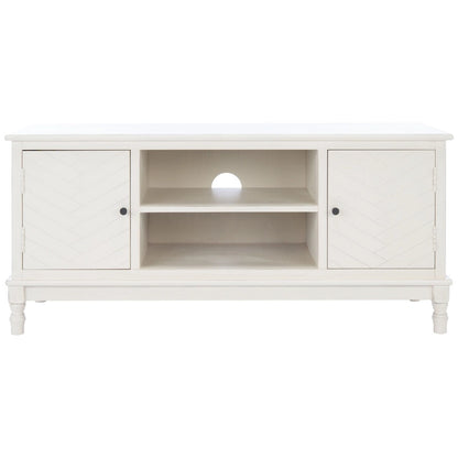 SAFAVIEH Echo 2-Door 2-Shelf Storage TV Media Stand - 47.3 W x 15.8 L x 20 H - 47Wx16Dx20H