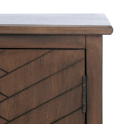 SAFAVIEH Echo 2-Door 2-Shelf Storage TV Media Stand - 47.3 W x 15.8 L x 20 H - 47Wx16Dx20H