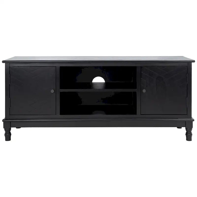 SAFAVIEH Echo 2-Door 2-Shelf Storage TV Media Stand - 47.3 W x 15.8 L x 20 H - 47Wx16Dx20H