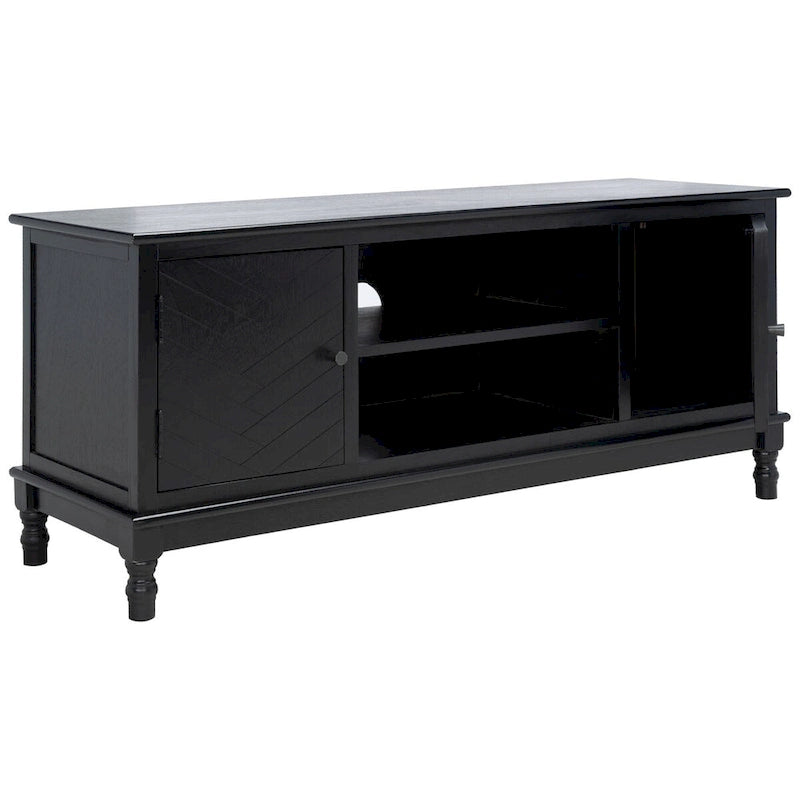SAFAVIEH Echo 2-Door 2-Shelf Storage TV Media Stand - 47.3 W x 15.8 L x 20 H - 47Wx16Dx20H
