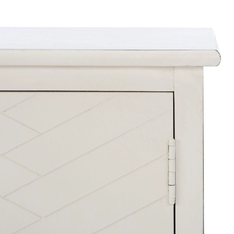 SAFAVIEH Echo 2-Door 2-Shelf Storage TV Media Stand - 47.3 W x 15.8 L x 20 H - 47Wx16Dx20H