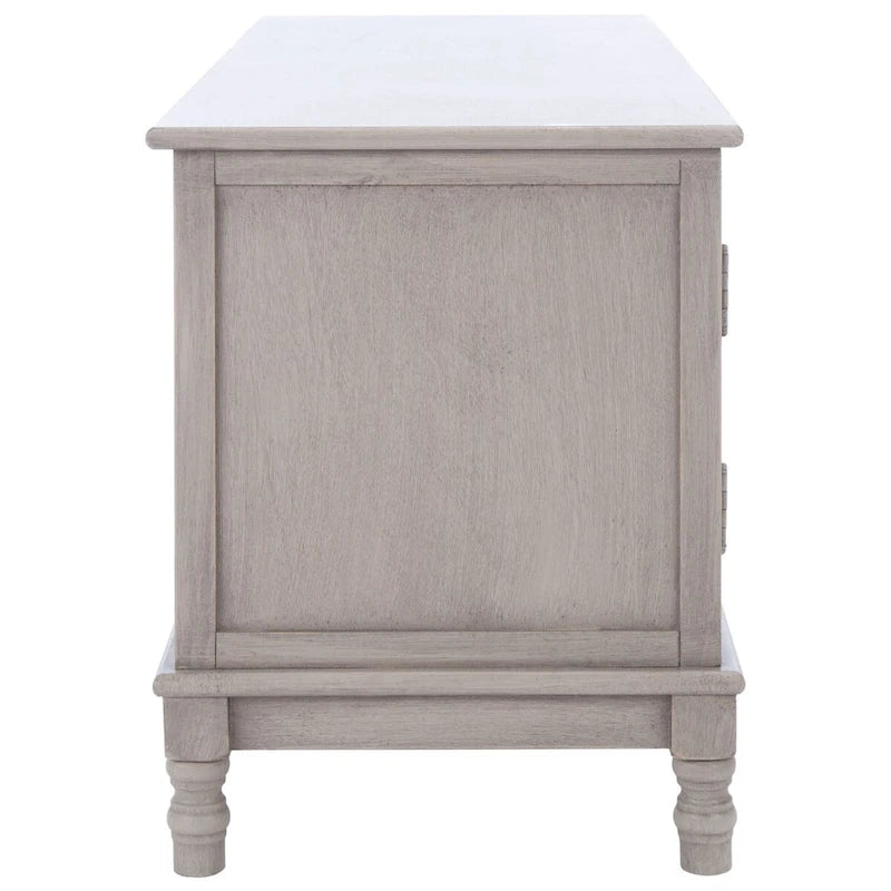 SAFAVIEH Echo 2-Door 2-Shelf Storage TV Media Stand - 47.3 W x 15.8 L x 20 H - 47Wx16Dx20H