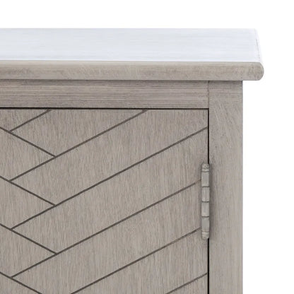 SAFAVIEH Echo 2-Door 2-Shelf Storage TV Media Stand - 47.3 W x 15.8 L x 20 H - 47Wx16Dx20H