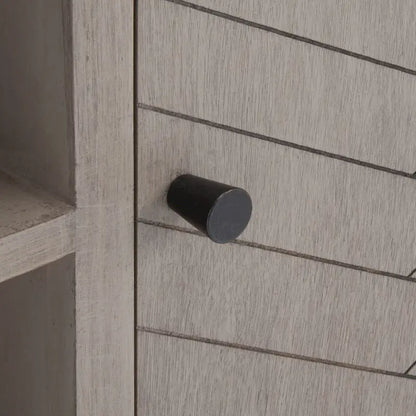 SAFAVIEH Echo 2-Door 2-Shelf Storage TV Media Stand - 47.3 W x 15.8 L x 20 H - 47Wx16Dx20H