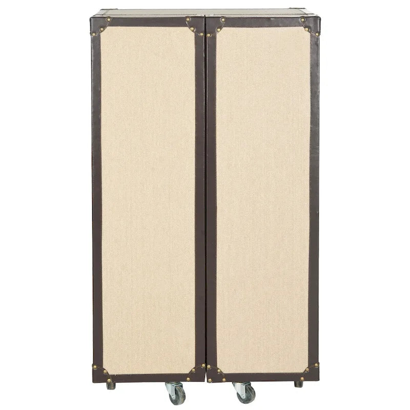 SAFAVIEH Krista Storage Beige Bar Cabinet - 23.6 x 17.7 x 42.1 - 24Wx18Dx42H