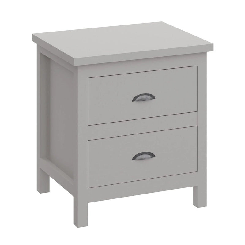 Yes4wood Nightstand with Drawers, Solid Wood
