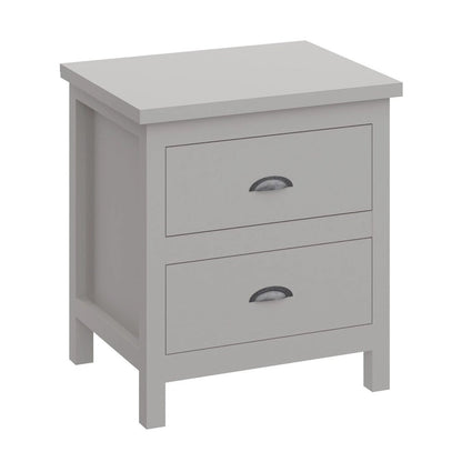 Yes4wood Nightstand with Drawers, Solid Wood
