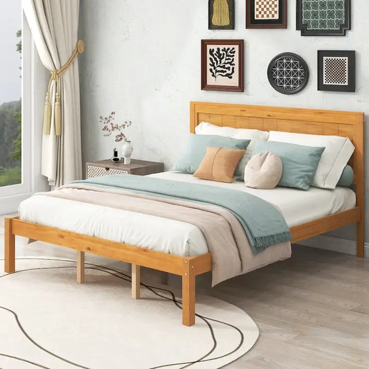 Platform Bed Frame with Headboard
