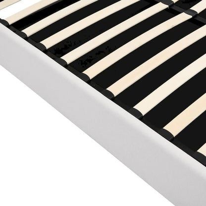 Full size Upholstered Platform bed with a Hydraulic Storage System