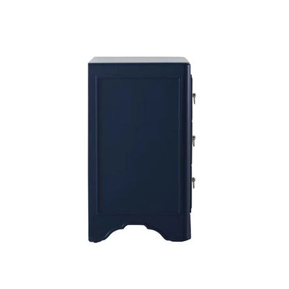 3-Drawer Mirrored Accent Chest