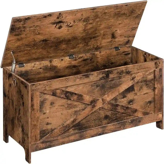 Sturdy Entryway Storage Bench - 15.7D x 39.4W x 18.9H