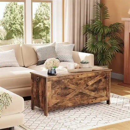 Sturdy Entryway Storage Bench - 15.7D x 39.4W x 18.9H