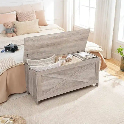 Sturdy Entryway Storage Bench - 15.7D x 39.4W x 18.9H