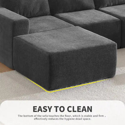 Modular U Shaped Sectional Sofa