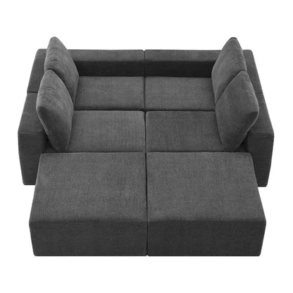 Modular U Shaped Sectional Sofa