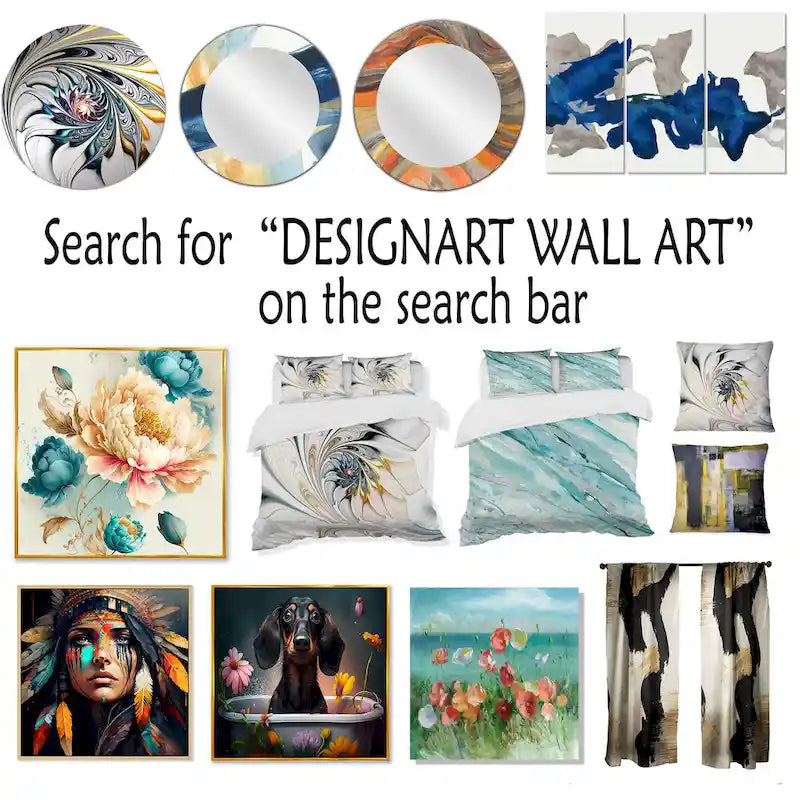 Designart Purple, Green And Gold Bold Strokes I Upholstered Modern & Contemporary Accent Chair and Modern Arm Chair