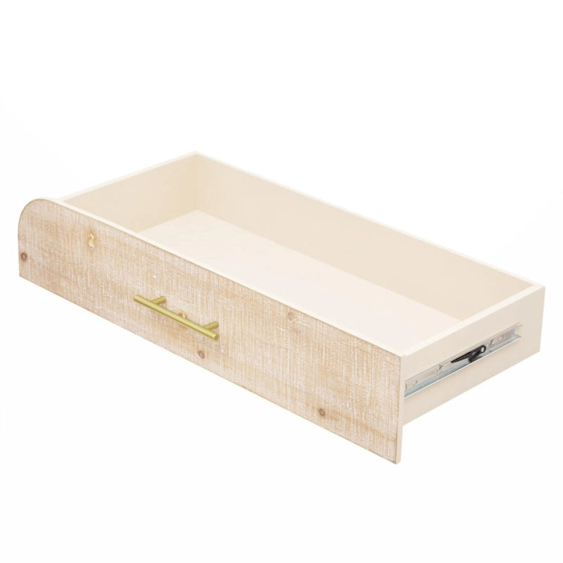 Unique Retro Silhouette Console Table with Open Style, Two Top Drawers