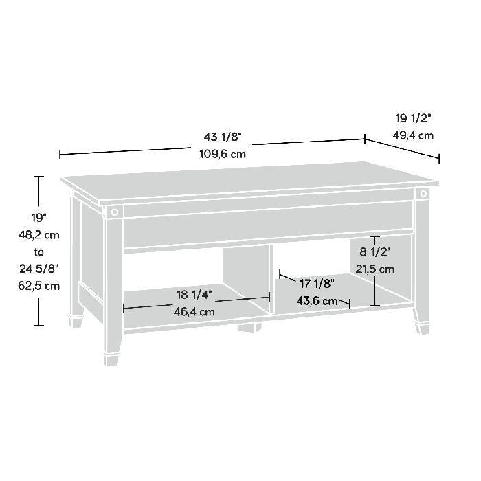 Carson Forge Lift Top Coffee Table
