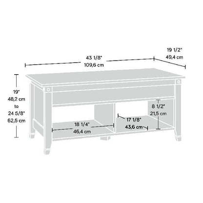 Carson Forge Lift Top Coffee Table
