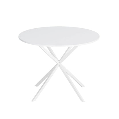 42.13 Modern Cross Leg Round Dining Table